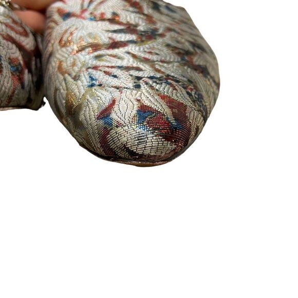 J. Crew Marina Jacquard Fantasia Mule Slides‎ Size 7.5 - Picture 4 of 11